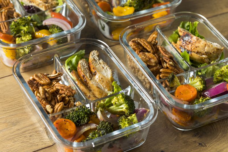 So kann Meal Prepping aussehen So sieht Meal Prepping für 4 Tage aus