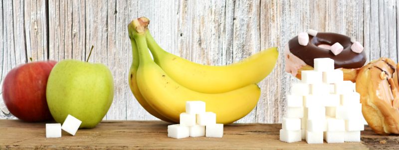 Zuckergehalt in Obst und Süßigkeiten Zuckergehalt in Obst und Süßigkeiten