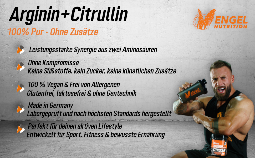 Engel Nutrition Arginin Citrullin Highlights Banner
