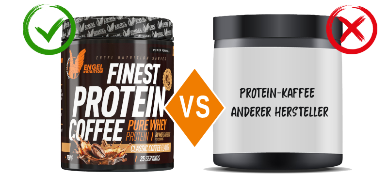 Protein Coffee im Vergleich LG