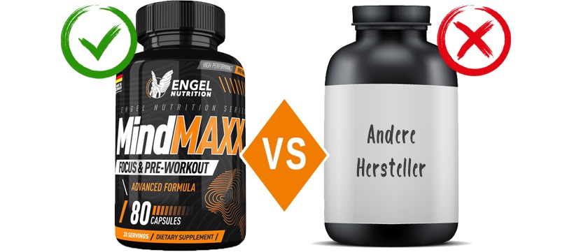 Mindmaxx Fokus Kapseln im Vergleich XS