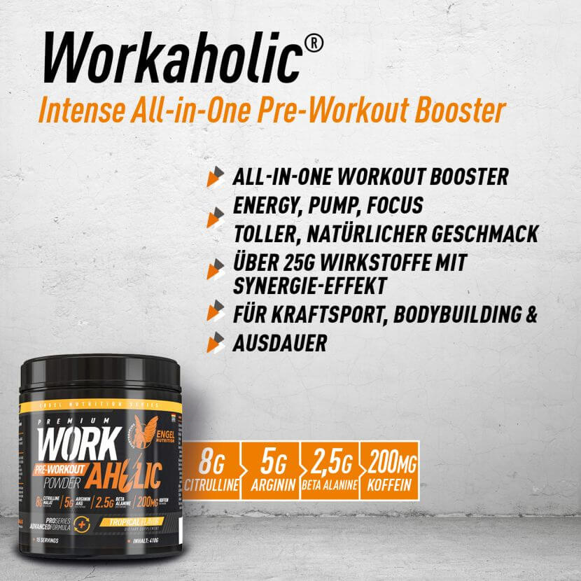 Workaholic Booster Banner XS