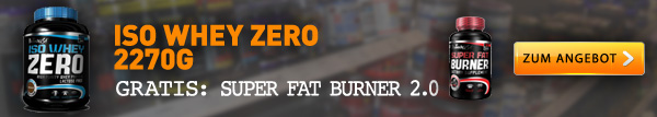 Iso Whey ZERO + gratis Fat Burner Kapseln Iso Whey ZERO + gratis Fat Burner Kapseln