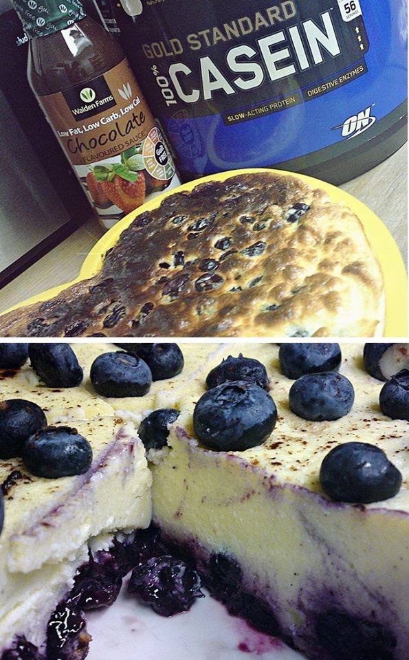 Protein-K&auml;sekuchen